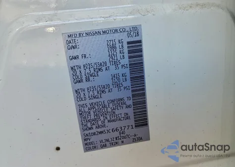 2018 Nissan Pathfinder S from USA, damaged, VIN 5N1DR2MM5JC663771